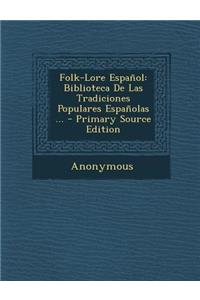Folk-Lore Espanol