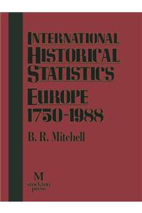 International Historical Statistics Europe 1750-1988