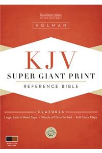 Super Giant Print Reference Bible-KJV