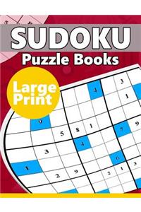 Sudoku Puzzle Books LARGE Print