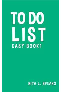 To Do List Easy Book1