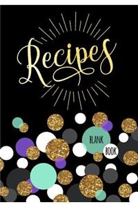 Recipes Blank Book
