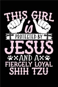 This Girl Is Protected By Jesus And A Fiercely Loyal Shih Tzu