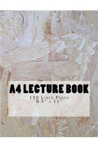 A4 Lecture Book 150 Lined Pages 8.5" x 11"