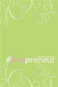 #fempreneur business planner (mint)