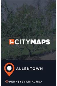 City Maps Allentown Pennsylvania, USA