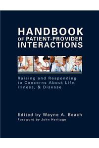 Handbook of Patient-Provider Interactions