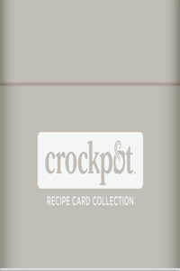 Crockpot Recipe Card Collection Tin (Mushroom)