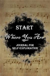 Start Where You Are