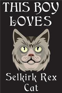 This Boy Loves Selkirk Rex Cat Notebook