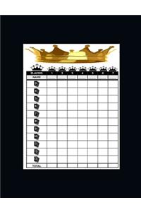 5 Crowns Score Sheets