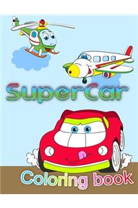 Supercar Coloring Book