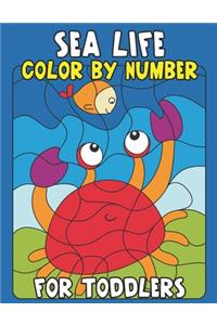 Sea Life Color By Number for Toddlers