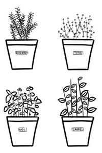 A Bunch of Fresh Herbs Notebook