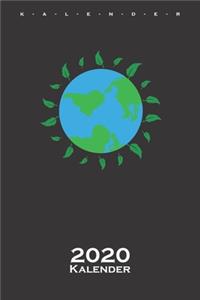 grüne Erde Kalender 2020