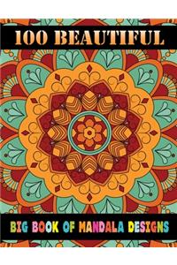 100 Beautiful Big Book Of Mandala Designs