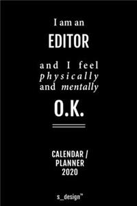 Calendar 2020 for Editors / Editor