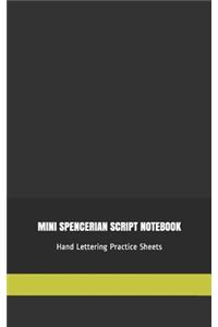 Mini Spencerian Script Notebook