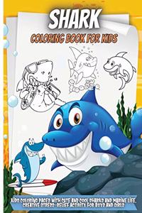 Shark Coloring Book For Kids