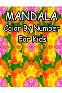 Mandala Color by Number for Kids