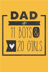 DAD of 11 BOYS & 20 GIRLS