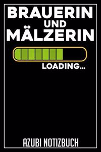 Brauerin und Mälzerin Loading... Azubi Notizbuch