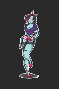 Sexy Zombie Pin Up Girl