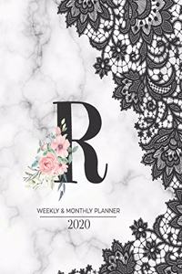 Weekly & Monthly Planner 2020 R