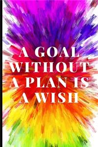 A goal without a plan is a wish