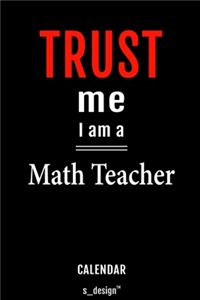 Calendar for Math Teachers / Math Teacher