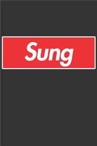 Sung