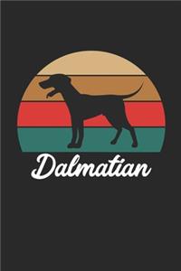 Dalmatian Notebook - Vintage Dalmatian Journal - Dalmatian Diary