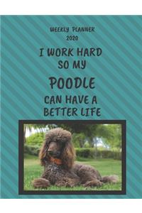 Poodle Weekly Planner 2020