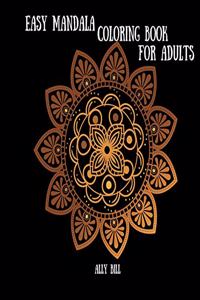 Easy Mandala Coloring Book