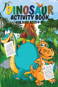 Dinosaur Activity Book for Kids Ages 4-8