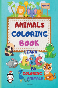 Animals coloring book