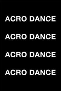 Acro Dance Acro Dance