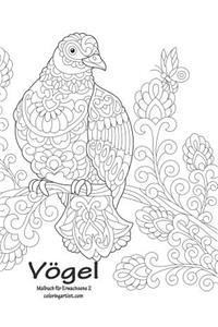 Vögelmalbuch für Erwachsene 2