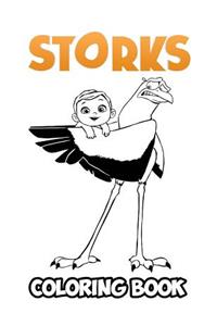 Storks Coloring Book