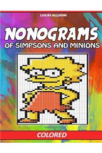 Nonograms of Simpsons and Minions