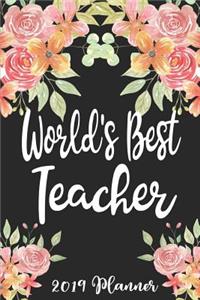 World's Best Teacher 2019 Planner