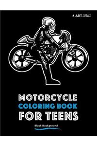 Motorcycle Coloring Book For Teens