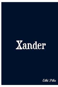 Xander - Personalized Notebook