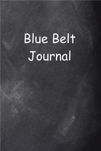 Blue Belt Journal Chalkboard Design