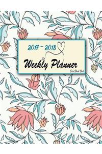 2017 - 2018 Weekly Planner