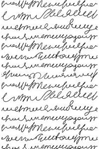 Bullet Journal Scribbly Writing Black and White