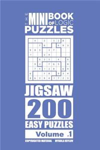 Mini Book of Logic Puzzles - Jigsaw 200 Easy (Volume 1)