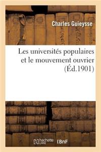 Les Universités Populaires Et Le Mouvement Ouvrier