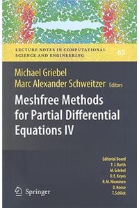 Meshfree Methods for Partial Differential Equations IV