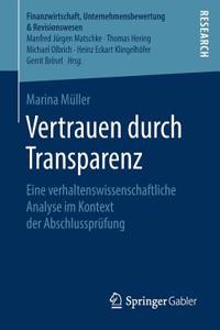 Vertrauen Durch Transparenz